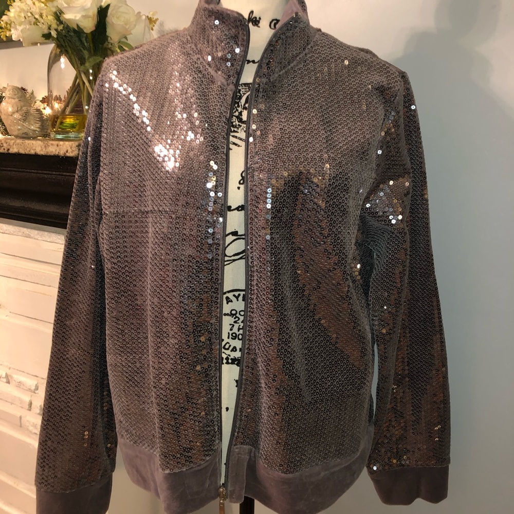Silver Sequin Jacket